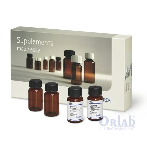 Oxford-Listeria-selective supplement for preparation of 5 l Oxford-Listeria Selective Agar 10 VIALS